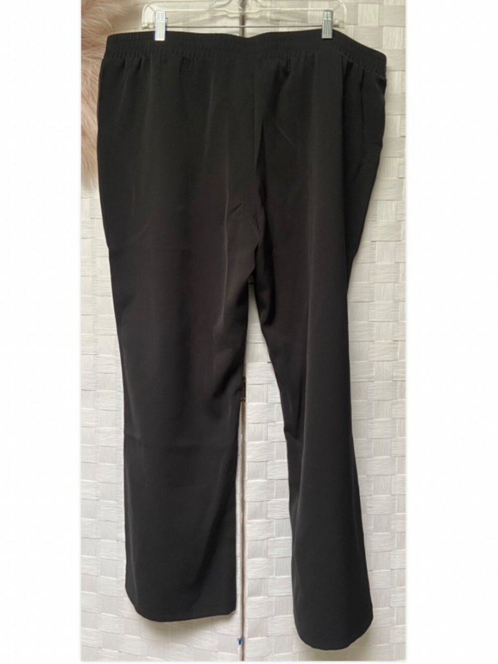 Glamorease Pull-on Dress Pants Women’s Size 5x Petite Black Stretch